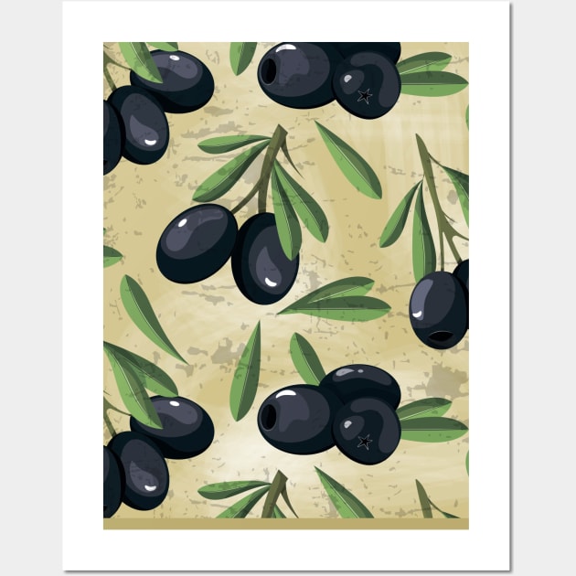 Olives beige Wall Art by GreekTavern